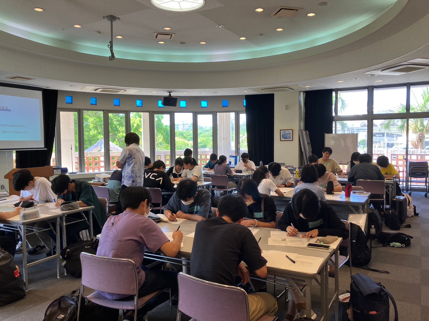 勉強合宿の二日間のスケジュール