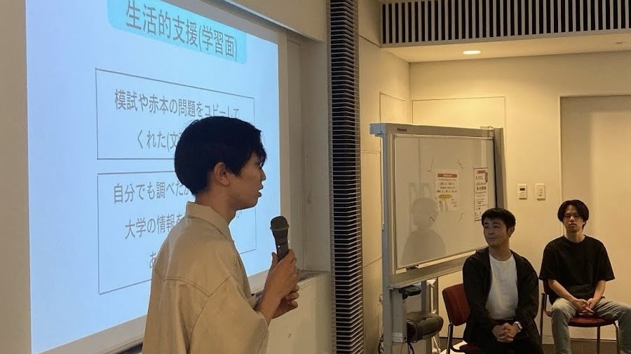 講演を行うALOHAメンバー